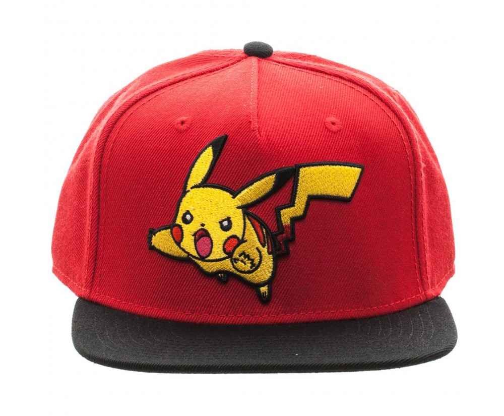 Hats - Novelty - Pokemon - Pikachu Color Block Snapback