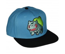 Hats - Novelty - Pokemon - Bulbasaur Color Block Snapback