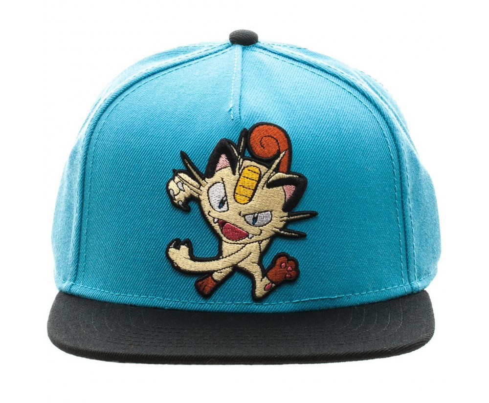 Hats - Novelty - Pokemon - Meowth Color Block Snapback
