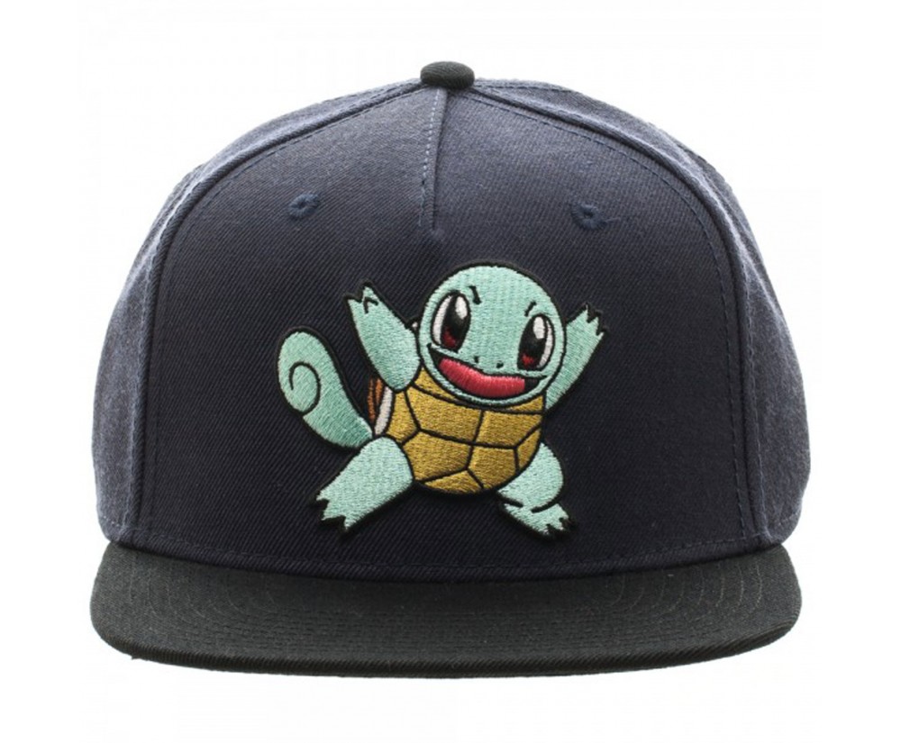 Hats - Novelty - Pokemon - Squirtle Color Block Snapback