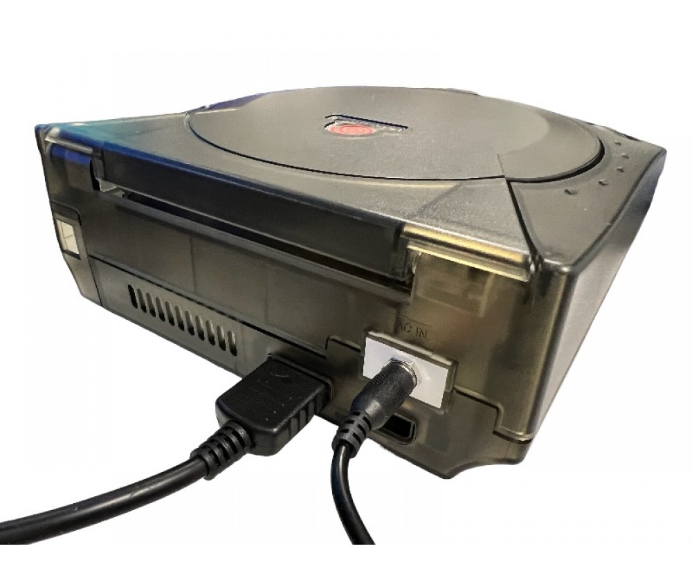 Sega Dreamcast Modded + GDEMU SD Card + DreamPSU w/Complete Collection in Smoke Sega Dreamcast Modded + GDEMU SD Card + DreamPSU w/Complete Collection in Smoke