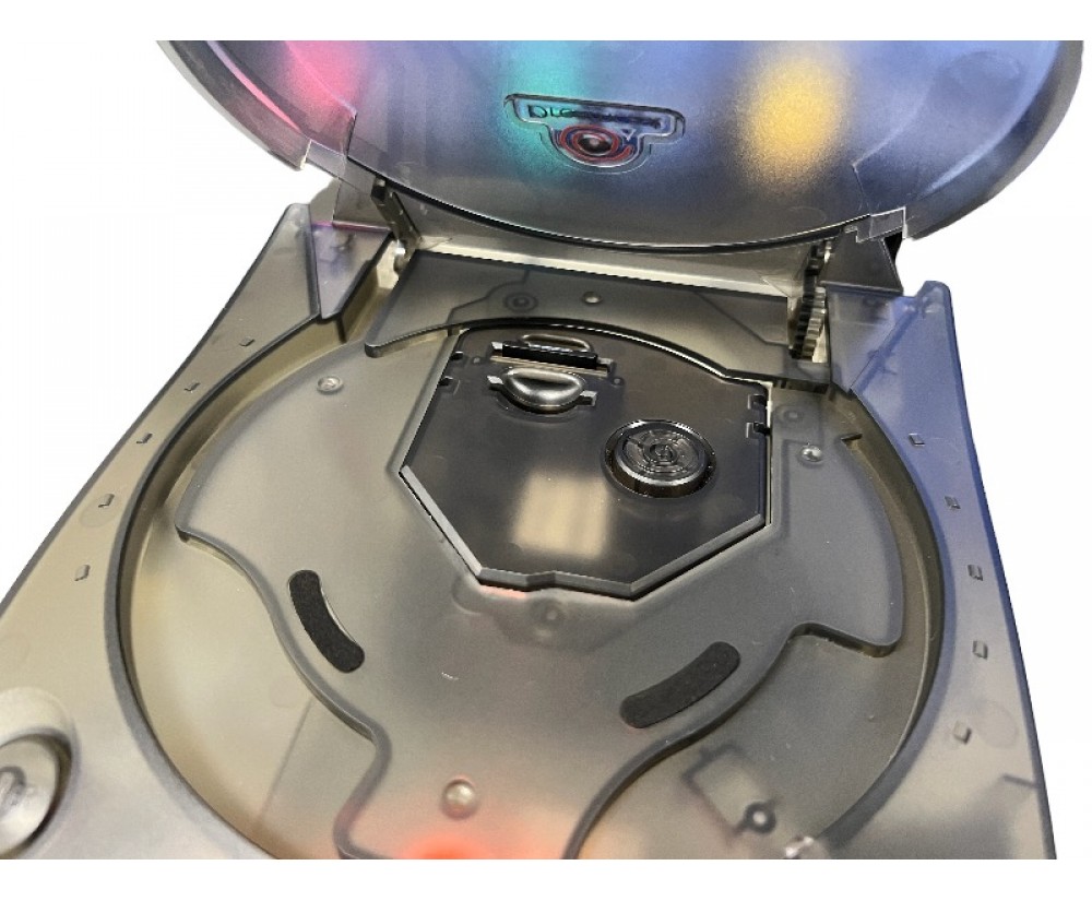 Sega Dreamcast Modded + GDEMU SD Card + DreamPSU w/Complete Collection in Smoke Sega Dreamcast Modded + GDEMU SD Card + DreamPSU w/Complete Collection in Smoke