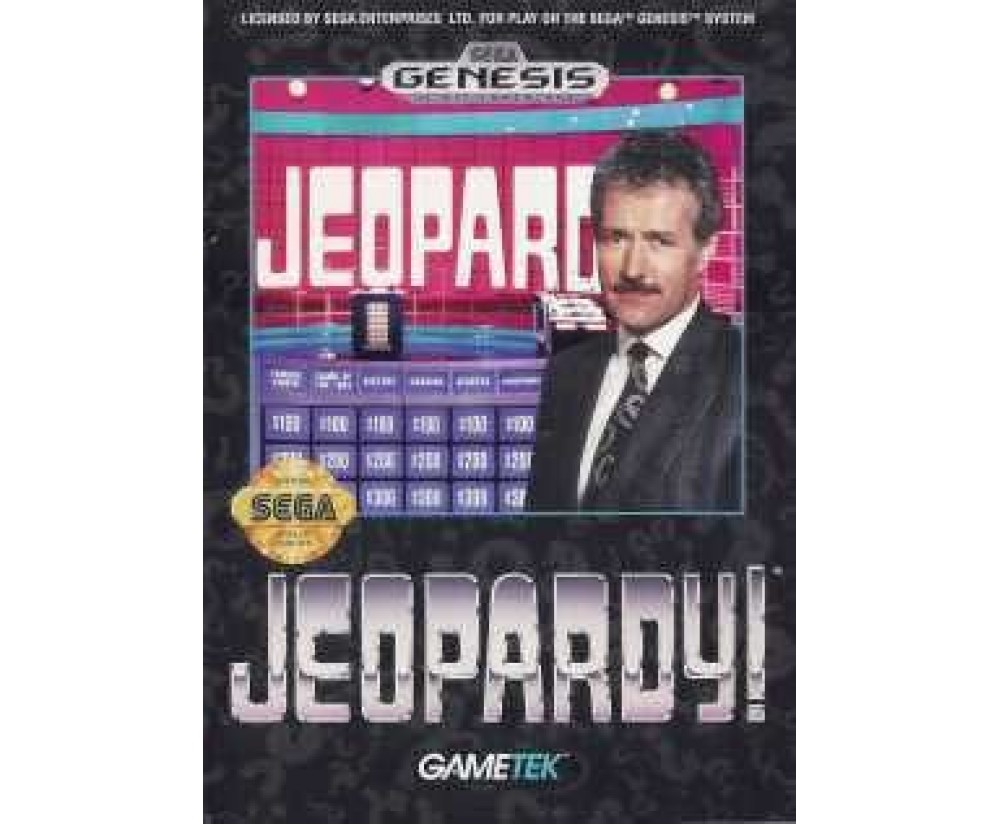 Jeopardy for Sega Genesis Pre-Played Original Packaging Jeopardy for Sega Genesis Pre-Played Original Packaging
