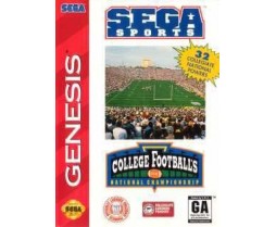 GENESIS - Sega Genesis College Football's National Championship Pre-Played