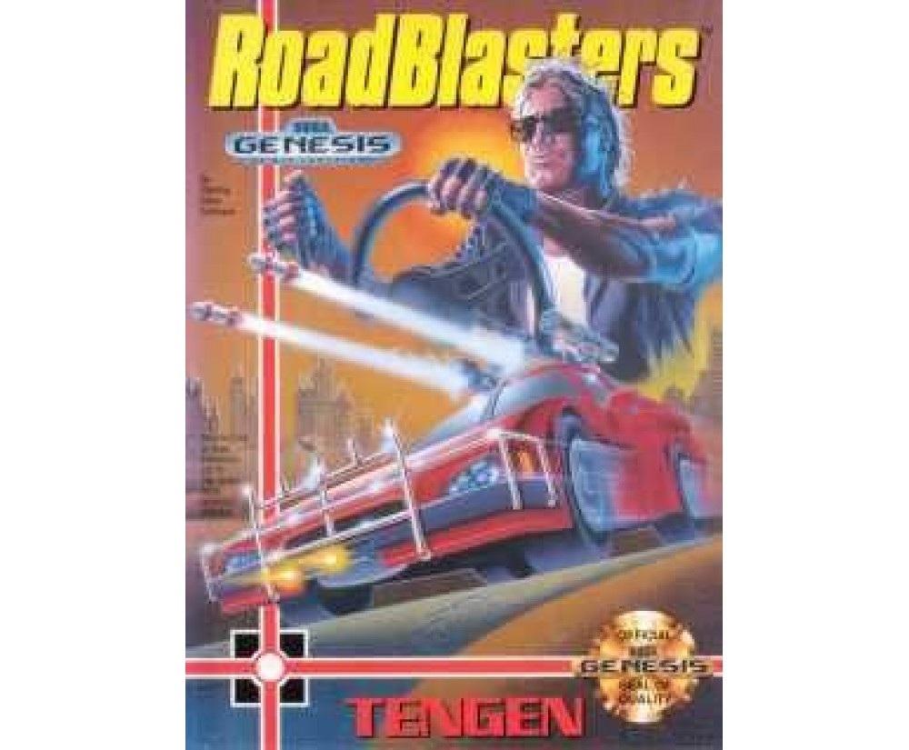Sega Genesis Road Blasters Pre Played