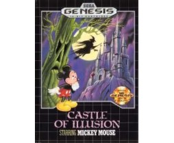 In Case - Sega Genesis Castle Of Illusions Starring Mickey Mouse Pre-Played