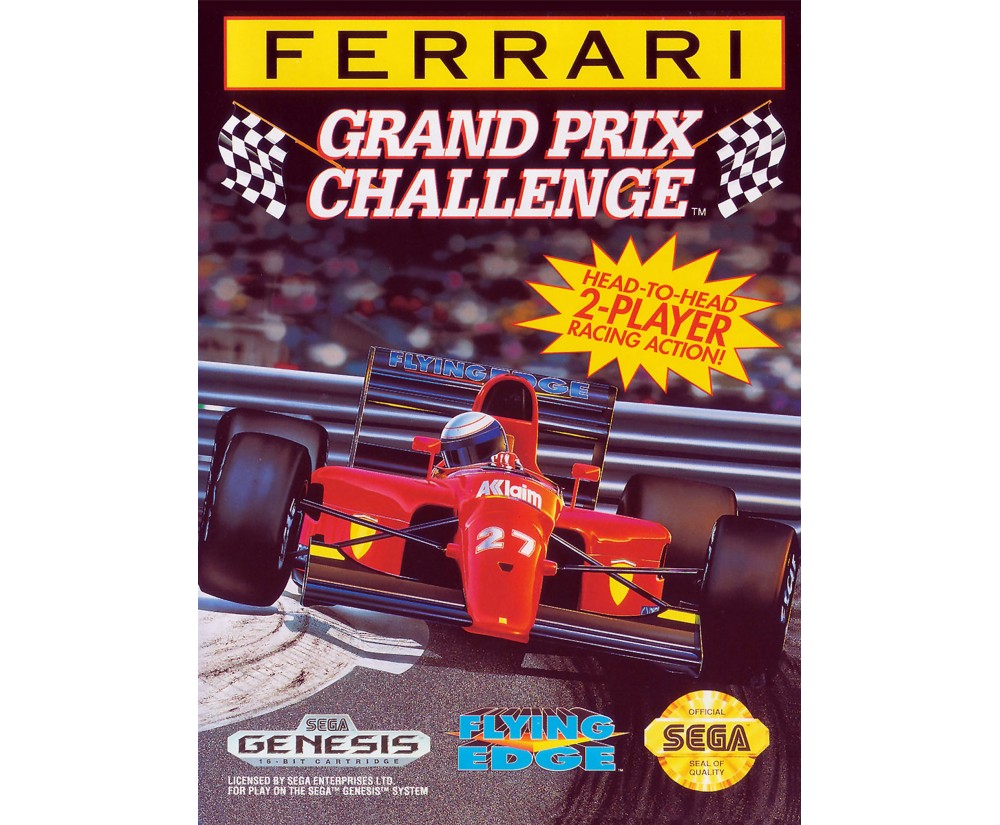 GEN - Sega Genesis Ferrari Grand Prix Challenge Pre-Played GEN - Sega Genesis Ferrari Grand Prix Challenge Pre-Played