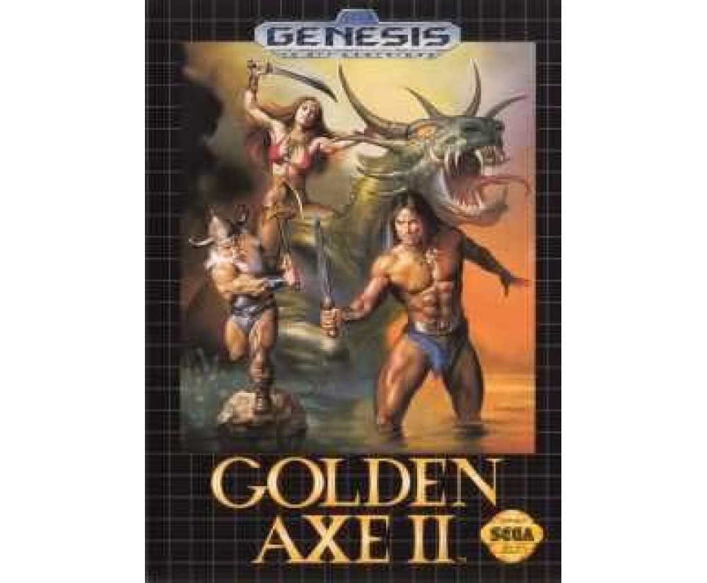 GEN - Sega Genesis Golden Axe 2 Pre-Played