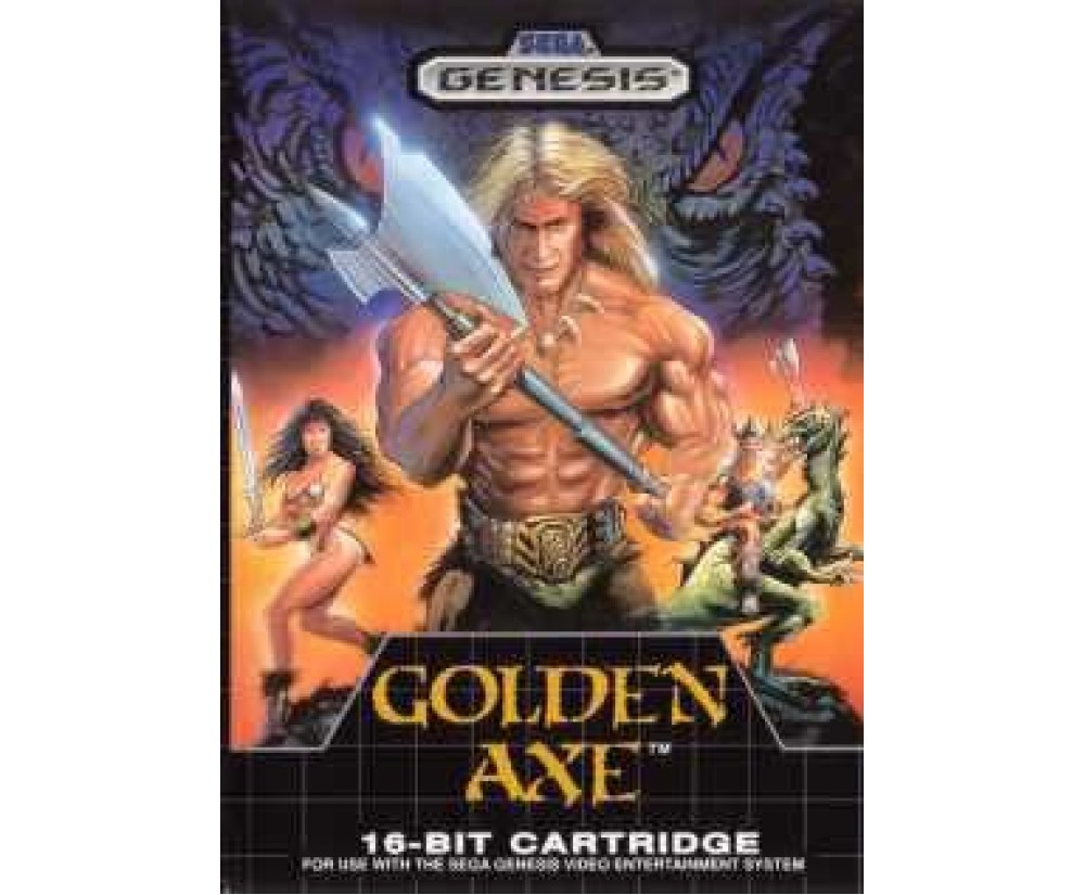 GEN - Sega Genesis Golden Axe Pre-Played