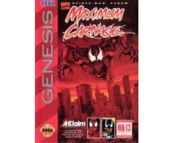 GEN - Sega Genesis Maximum Carnage Pre-Played