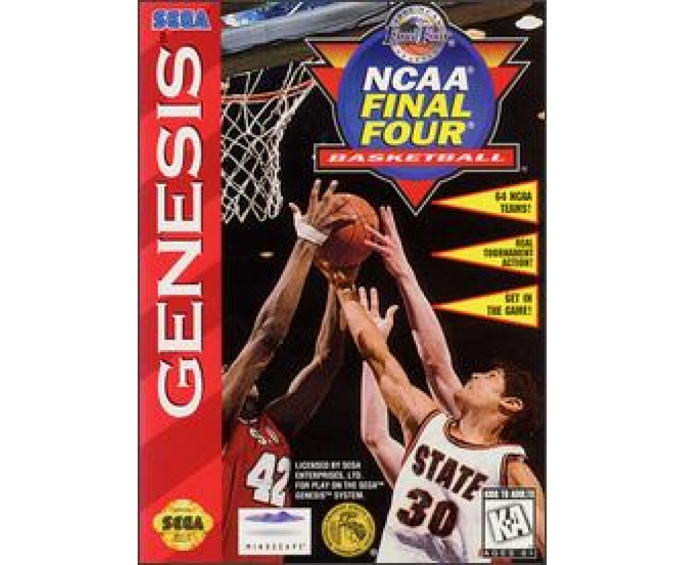 GENESIS - Sega Genesis NCAA Final Four Basketball Pre-Played GENESIS - Sega Genesis NCAA Final Four Basketball Pre-Played