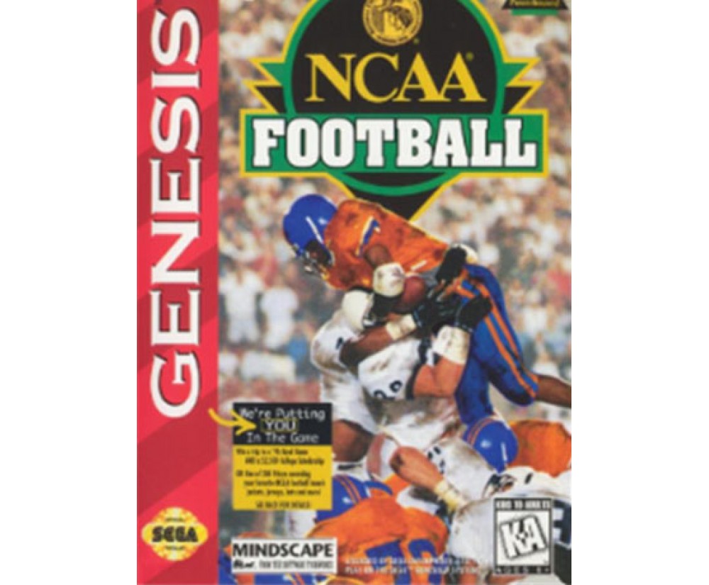 GEN - Sega Genesis NCAA Football Pre-Played GEN - Sega Genesis NCAA Football Pre-Played