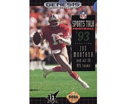 GENESIS - Sega Genesis NFL Sports Talk Football '93 Starring Joe Montana Pre-Played