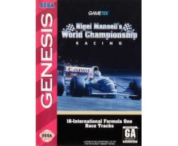 GEN - Sega Genesis Nigel Mansell's World Championship Racing Pre-Played
