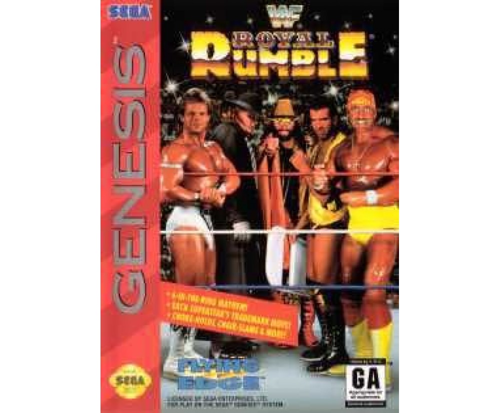 GEN - Sega Genesis WWF Royal Rumble Pre-Played