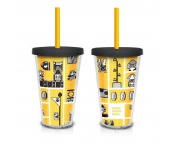 Travel Mugs - Novelty - Super Mario - Pixel Art Travel Mug