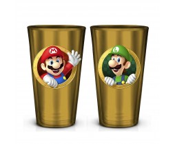 Pint Glass - Novelty - Super Mario - Mario&Luigi Pint Glass