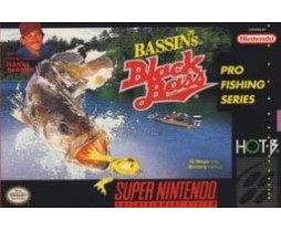 SNES - Super Nintendo Bassins Black Bass Pro Fishing Pre-Played