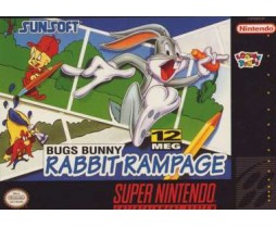 SNES Super Nintendo Bugs Bunny Rabbit Rampage Cartridge Only - SNES Super Nintendo Bugs Bunny Rabbit Rampage (Cartridge Only) for Retro Super Nintendo Console