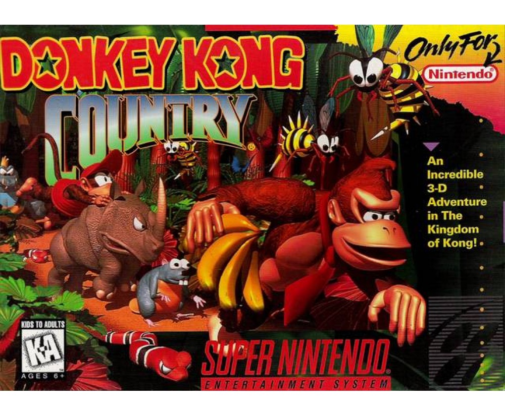SNES - Super Nintendo Donkey Kong Country Pre-Played