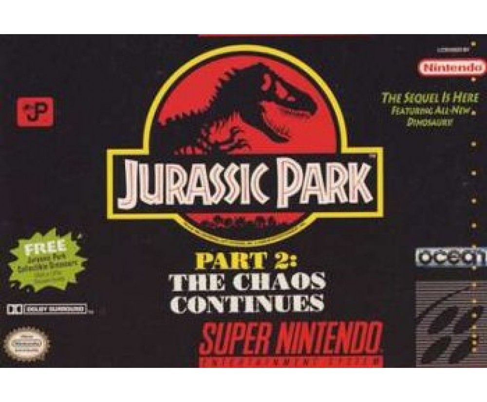SNES - Super Nintendo Jurassic Park Part 2: The Chaos Continues Pre-Played