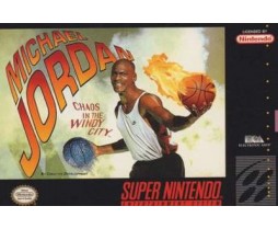 SNES Super Nintendo Michael Jordan: Chaos in the Windy City Cartridge Only - Super Nintendo Michael Jordan: Chaos in the Windy City (Cartridge Only) SNES for Retro Super Nintendo