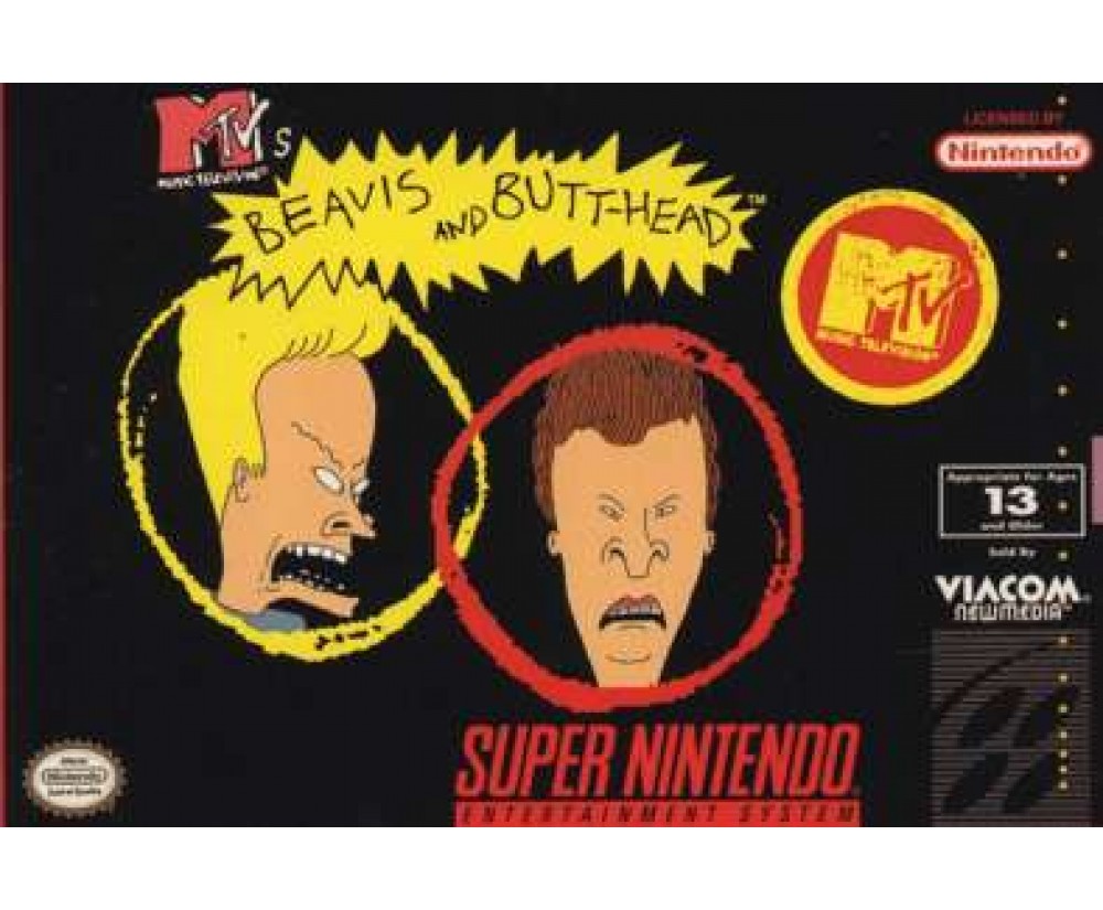 SNES - Super Nintendo MTV's Beavis and Butt-Head (Cartridge Only)