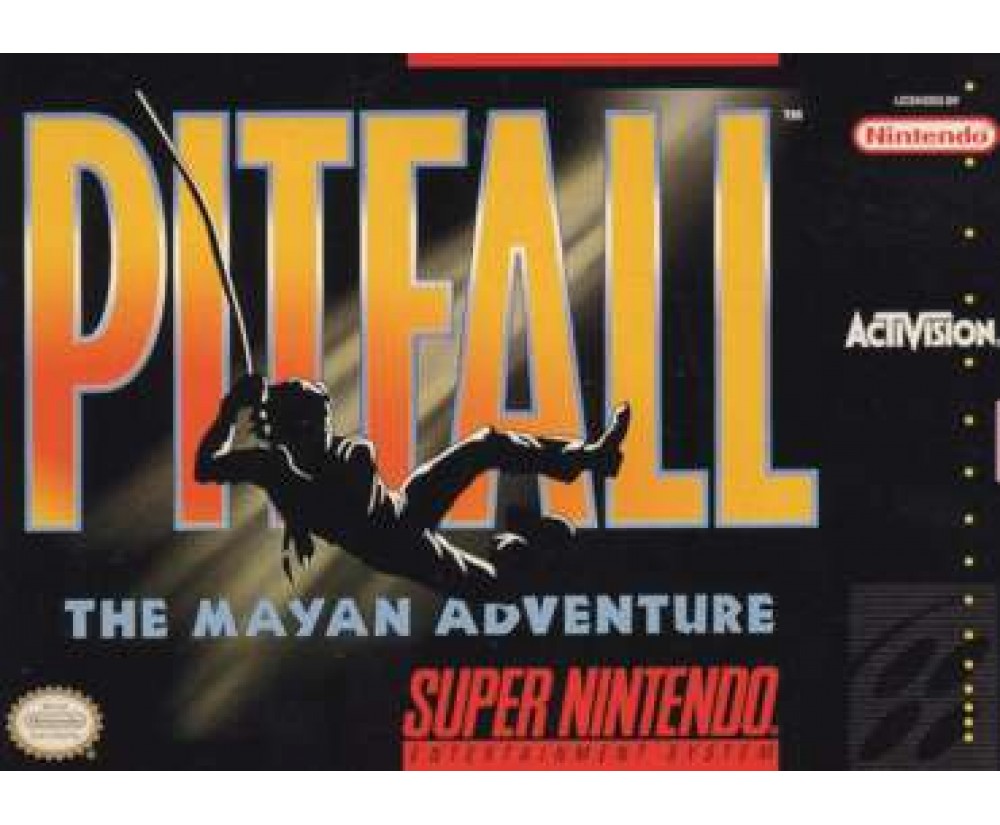 SNES Super Nintendo Pitfall: The Mayan Adventure Cartridge Only - Super Nintendo Pitfall: The Mayan Adventure (Cartridge Only) SNES for Retro Super Nintendo
