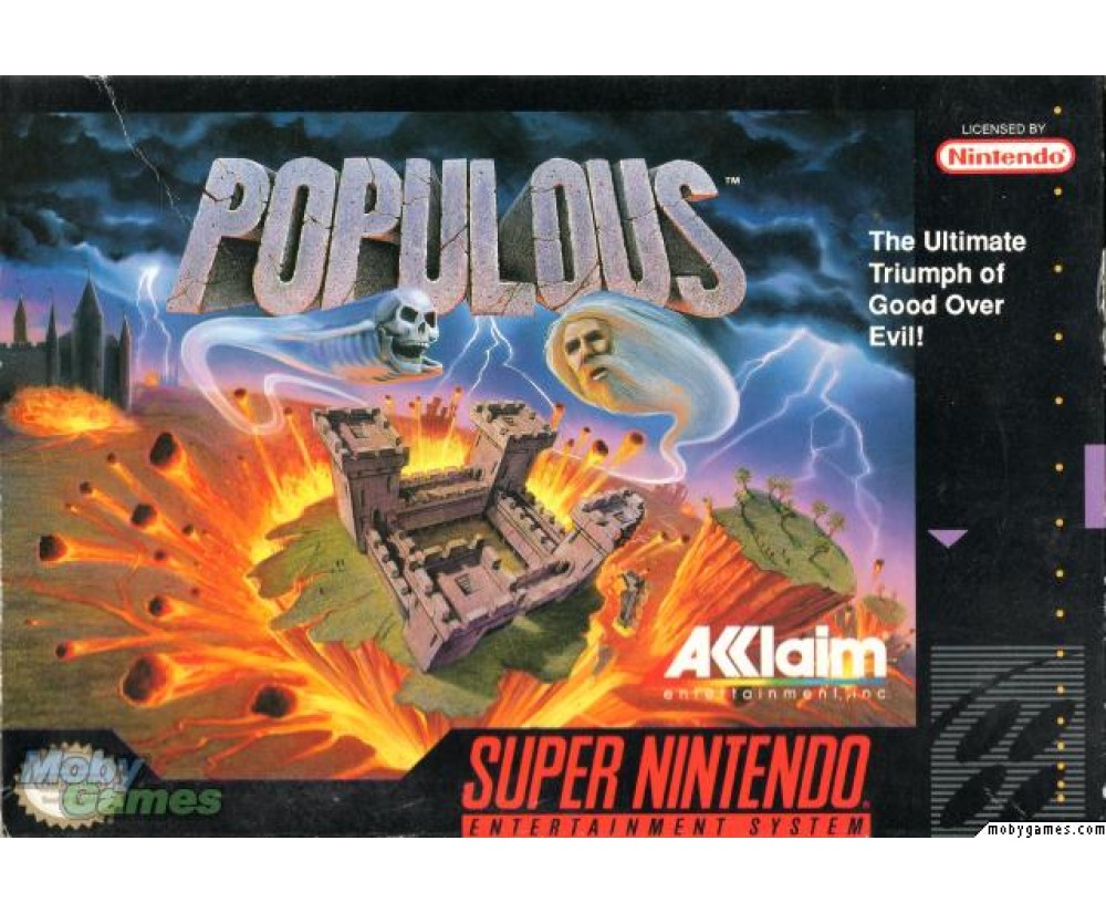 SNES - Super Nintendo Populous Pre-Played