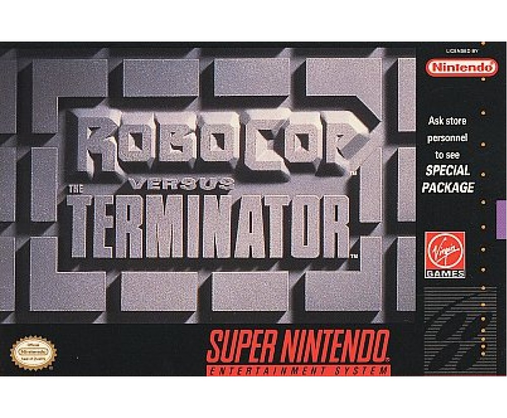 SNES - Super Nintendo RoboCop Versus The Terminator Pre-Played