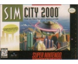SNES Super Nintendo SimCity 2000 Pre-Played - Super Nintendo SimCity 2000 Pre-Played SNES for Retro Super Nintendo