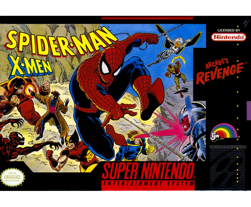 SNES - Super Nintendo Spider-Man and X-Men Arcade's Revenge Pre-Played
