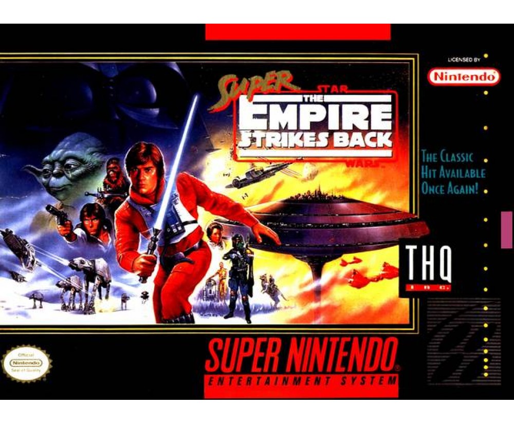 SNES - Super Nintendo Super Star Wars: The Empire Strikes Back Pre-Played