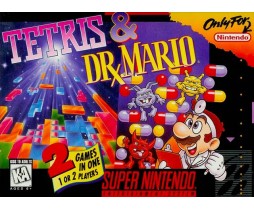SNES - Super Nintendo Tetris&Dr. Mario Pre-Played