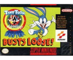 SNES Super Nintendo Tiny Toon Adventures: Buster Busts Loose Cartridge Only - SNES Super Nintendo Tiny Toon Adventures: Buster Busts Loose (Cartridge Only)
