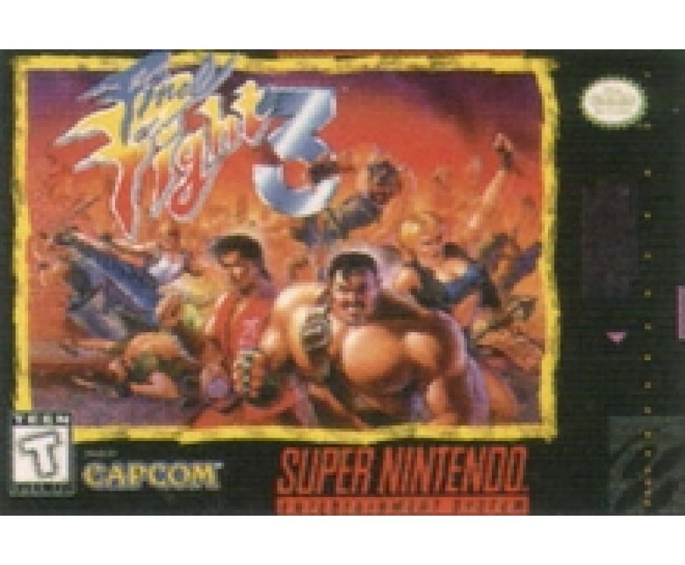SNES Final Fight 3 Super Nintendo Final Fight 3 Game Only - Retro Super Nintendo - Super Nintendo Final Fight 3 - Game Only