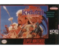 SNES - Super Nintendo Genghis Khan 2: Clan of the Gray Wolf Pre-Played