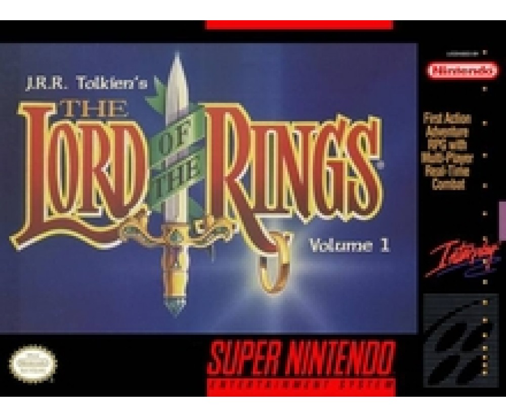 SNES - Super Nintendo Lord of the Rings Pre-Played