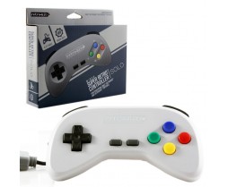 SNES Wired Controller Pad Single Pack Grey Super Nintendo Replacement Controller