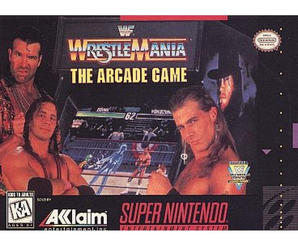 Super Nintendo Collectible Wrestlemania: The Arcade Game (Factory Sealed!)