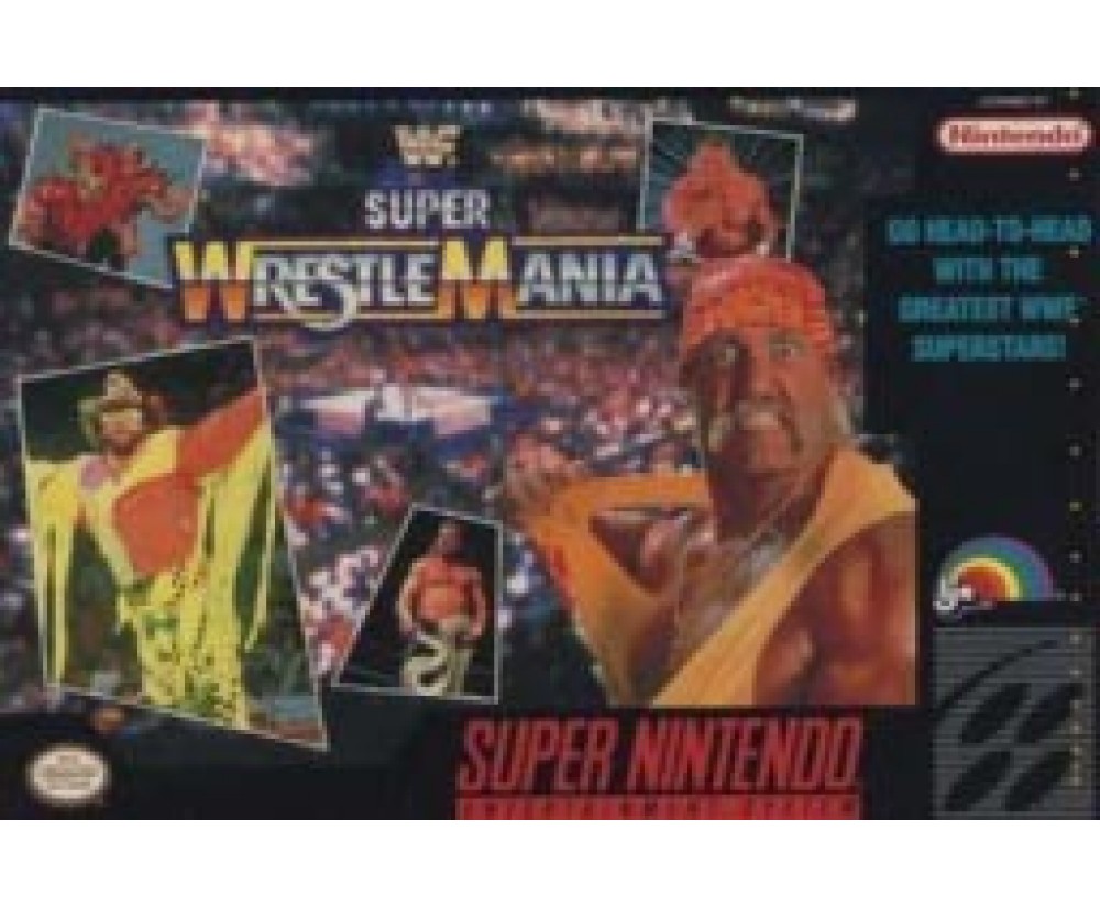 SNES WWF Super WrestleMania WWF Super WrestleMania Super Nintendo - Retro Super Nintendo - WWF Super WrestleMania Super Nintendo