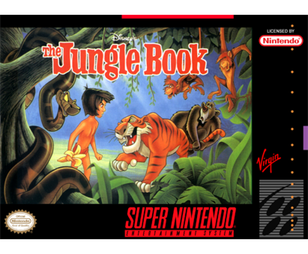 SNES The Jungle Book The Jungle Book Super Nintendo Game Only - Retro Super Nintendo Game The Jungle Book Super Nintendo - Game Only