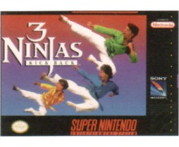 SNES - Super Nintendo 3 Ninjas Pre-Played