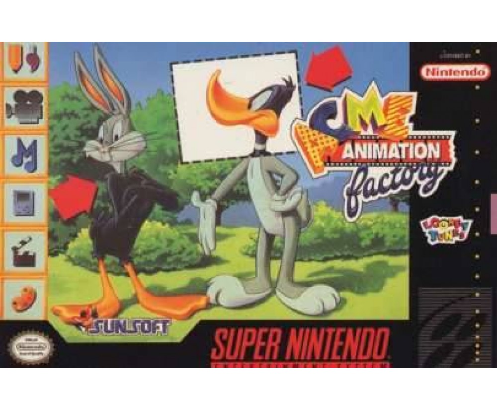 SNES - Super Nintendo Acme Animation Factory Pre-Played