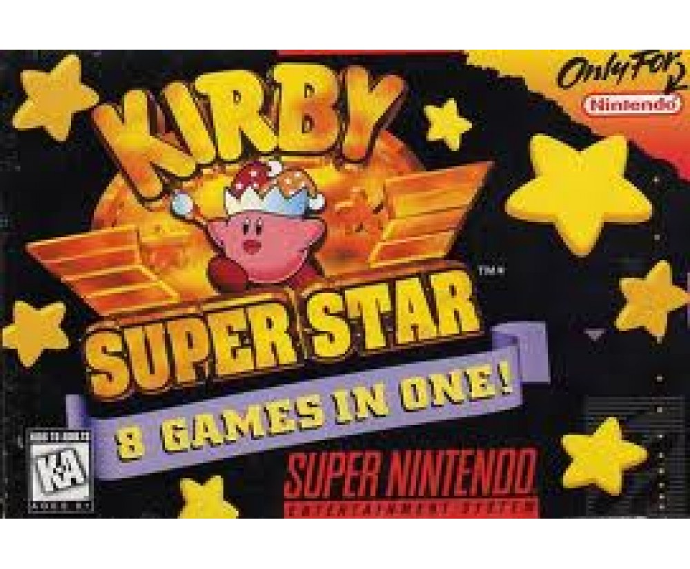 SNES - Super Nintendo Kirby Superstar Pre-Played