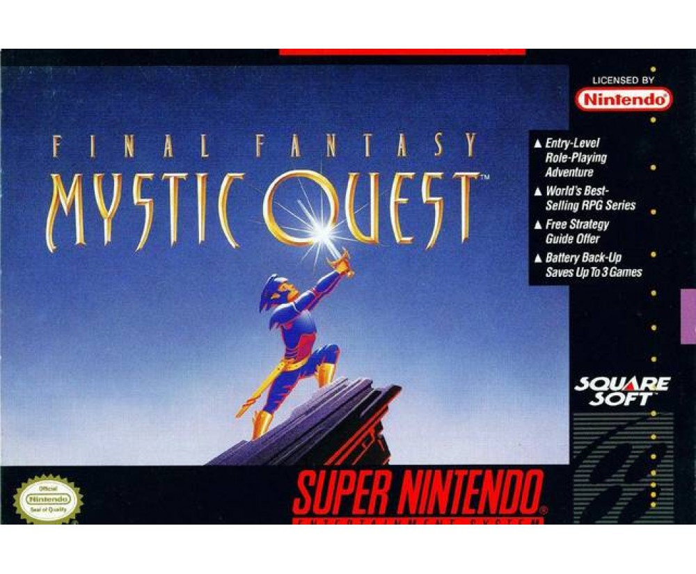 SNES - Super Nintendo Final Fantasy Mystic Quest Pre-Played