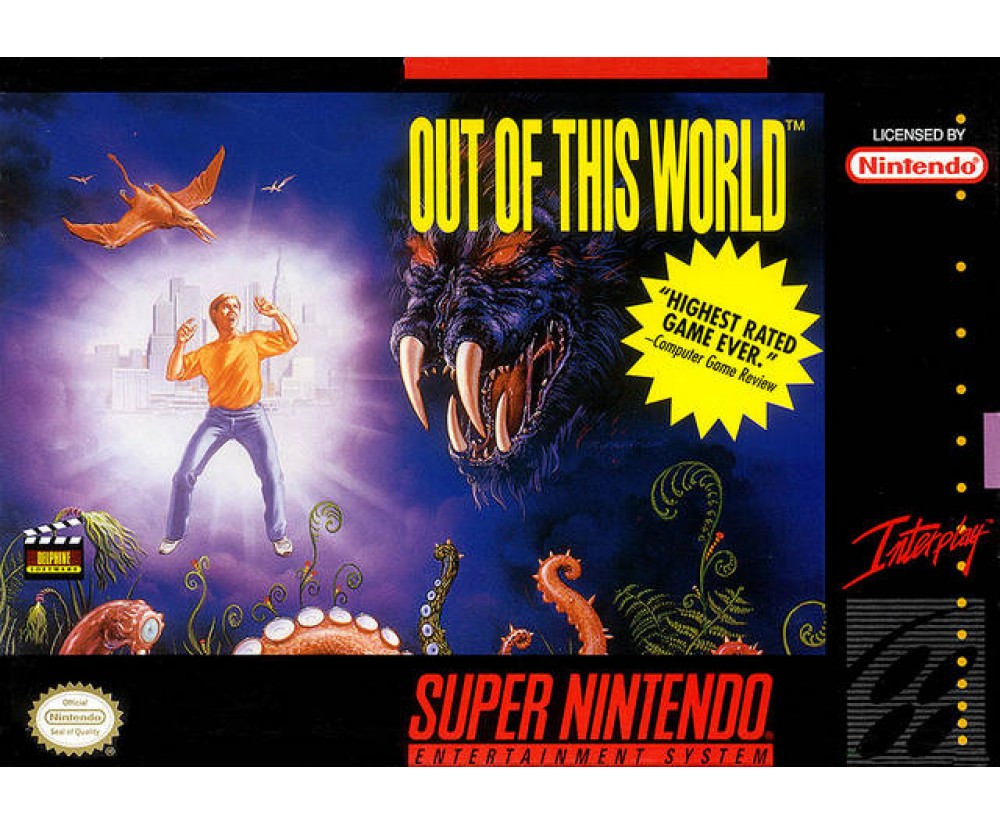 SNES - Super Nintendo Out of This World Pre-Played
