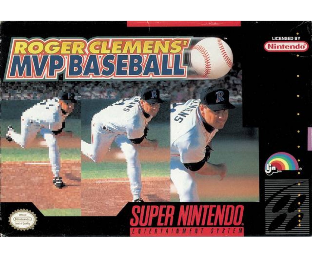 SNES - Super Nintendo Roger Clemens MVP Baseball Pre-Played