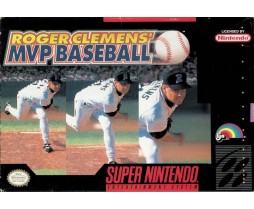 SNES - Super Nintendo Roger Clemens MVP Baseball Pre-Played