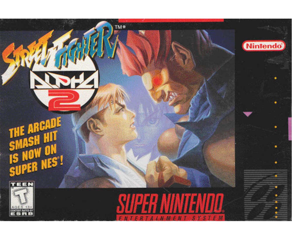 SNES - Super Nintendo Street Fighter Alpha 2 Pre-Played